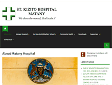 Tablet Screenshot of matanyhospital.org
